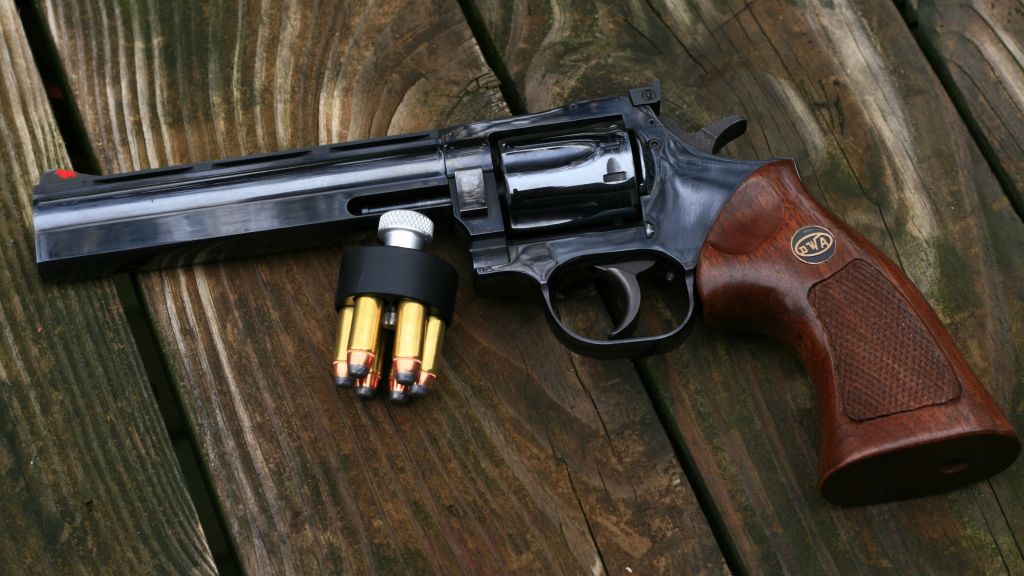 Дэн Вессон, Револьвер, Dwa, Custom, .357, Magnum, Speedloader, Деревянный Пол, HD, 2K, 4K