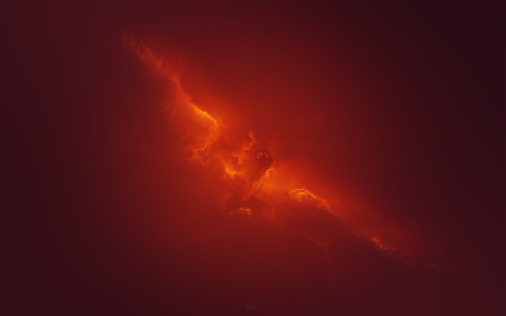Темный Феникс, Красный, Туманность, HD, 2K, 4K