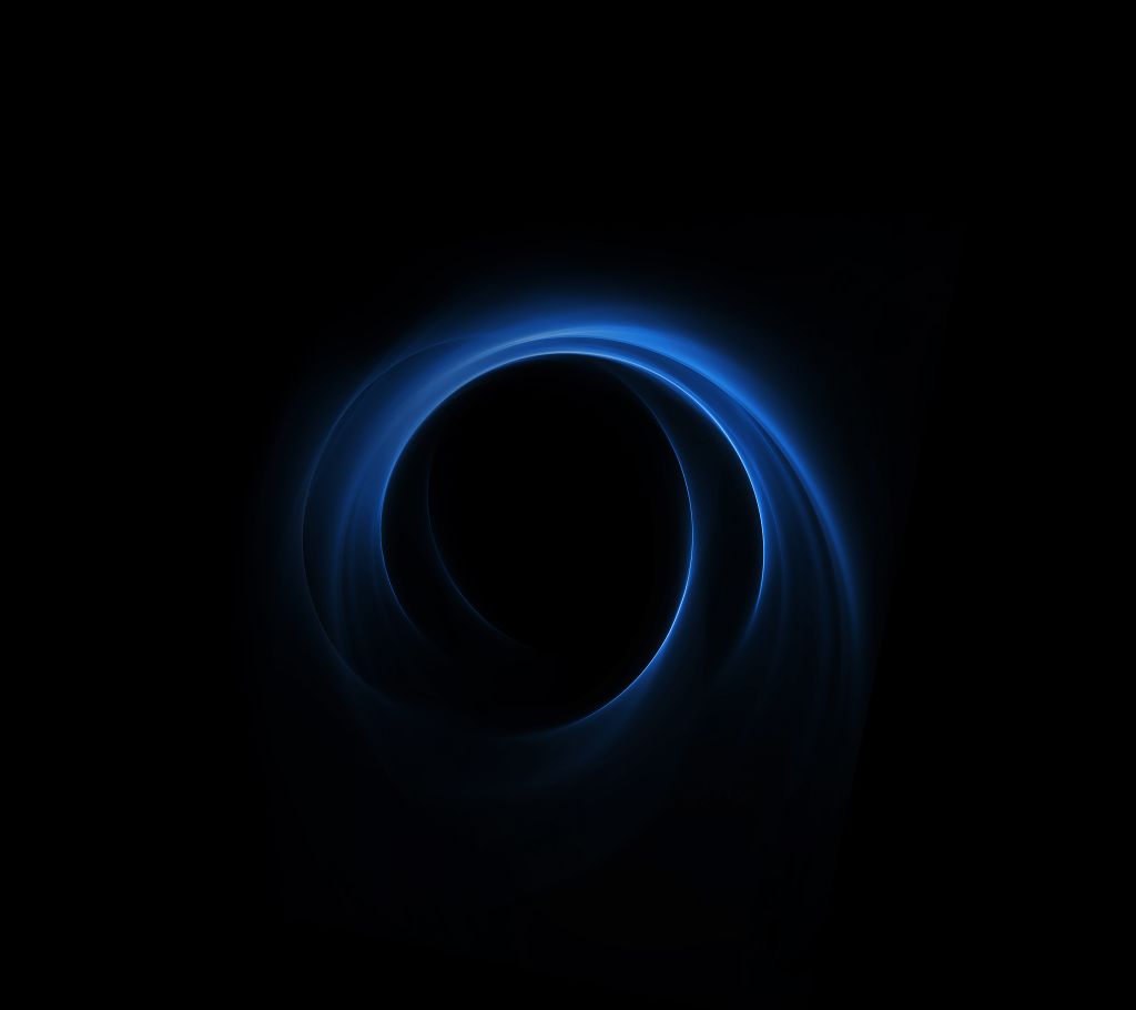 Темный, Спираль, Синий, Huawei Honor V8, Сток, HD, 2K