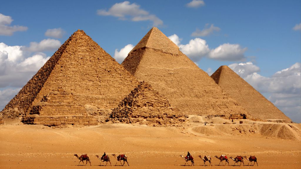 Египет, Пирамида, Верблюд, HD, 2K, 4K, 5K, 8K