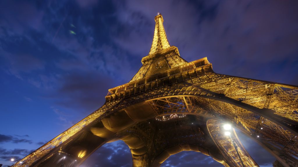 Эйфелева Башня, Париж, Франция, Путешествие, Туризм, HD, 2K, 4K, 5K