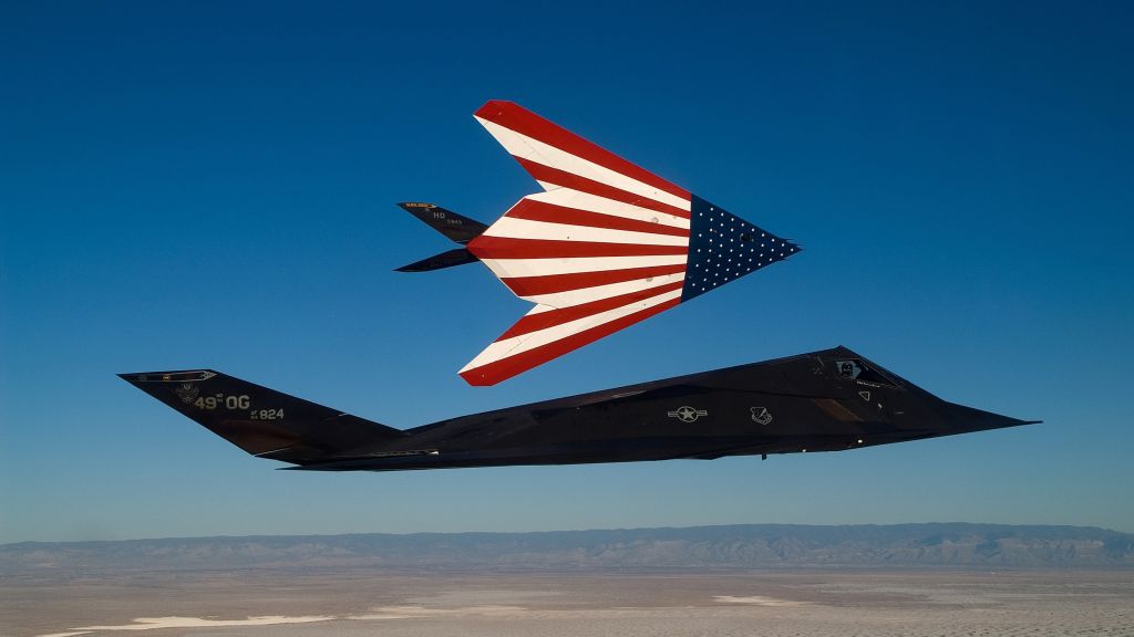 F-117 Nighthawk, Lockheed, Ввс Сша, Армия Сша, Вмс Сша, HD, 2K, 4K