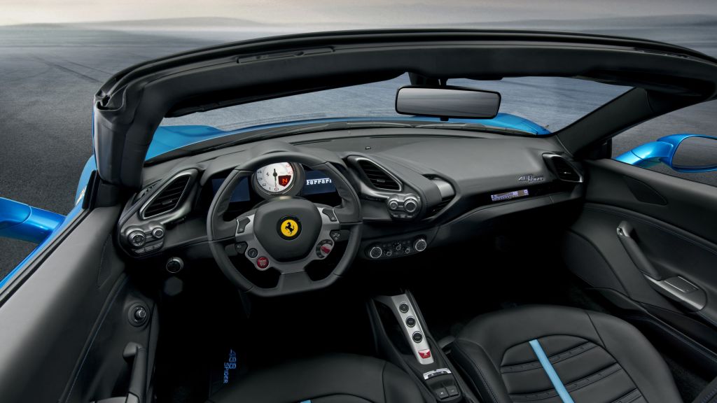 Ferrari 488 Spider, Кабриолет, Родстер, Обзор, Купить, Арендовать, HD, 2K, 4K