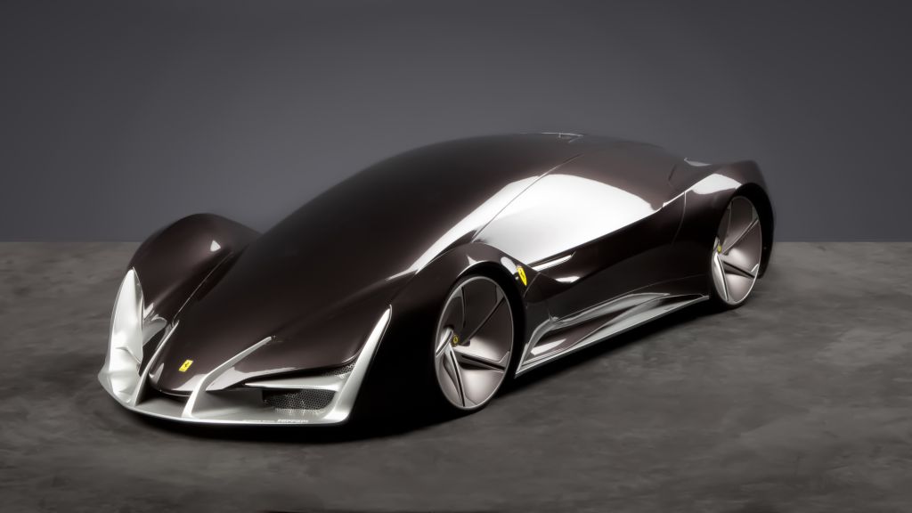 Феррари Вивенте Росса, Манифест, Суперкар, Ferrari World Design Contest 2016, Fwdc, HD, 2K, 4K