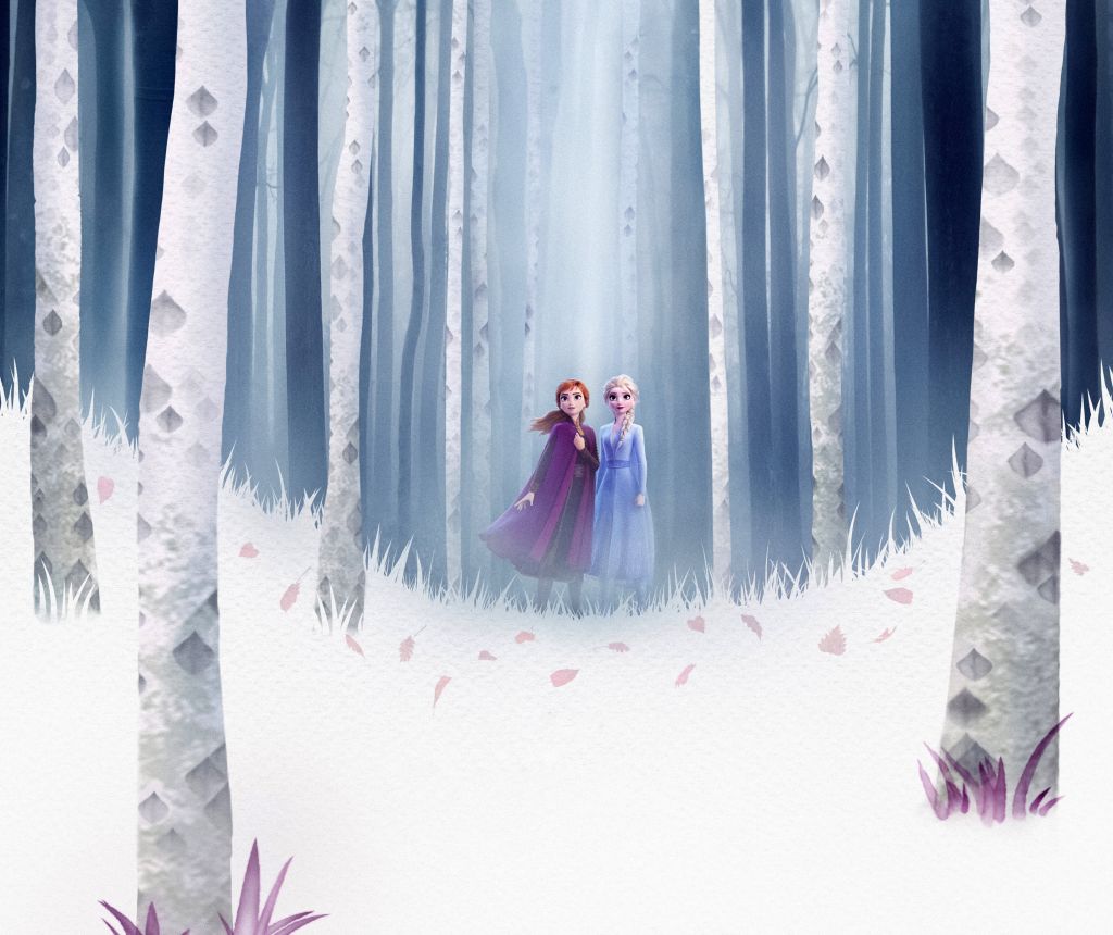 Frozen 2, Королева Эльза, Анна, Анимационные Студии Уолта Диснея, 2019, HD, 2K