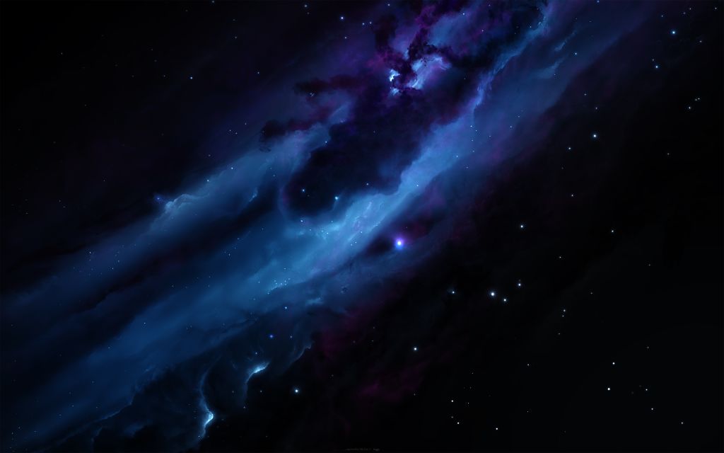 Galaxy, Туманность, Звезды, Краски, HD, 2K, 4K