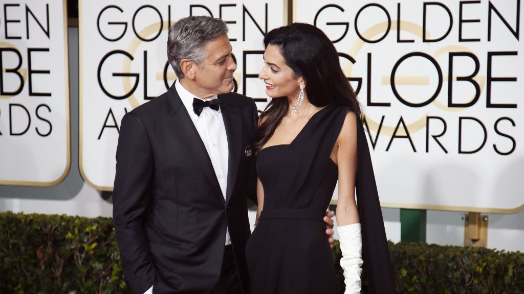 Джордж Клуни, Амаль Аламуддин, Самые Популярные Знаменитости 2015 Года, Актер, Писатель, Продюсер, HD, 2K, 4K