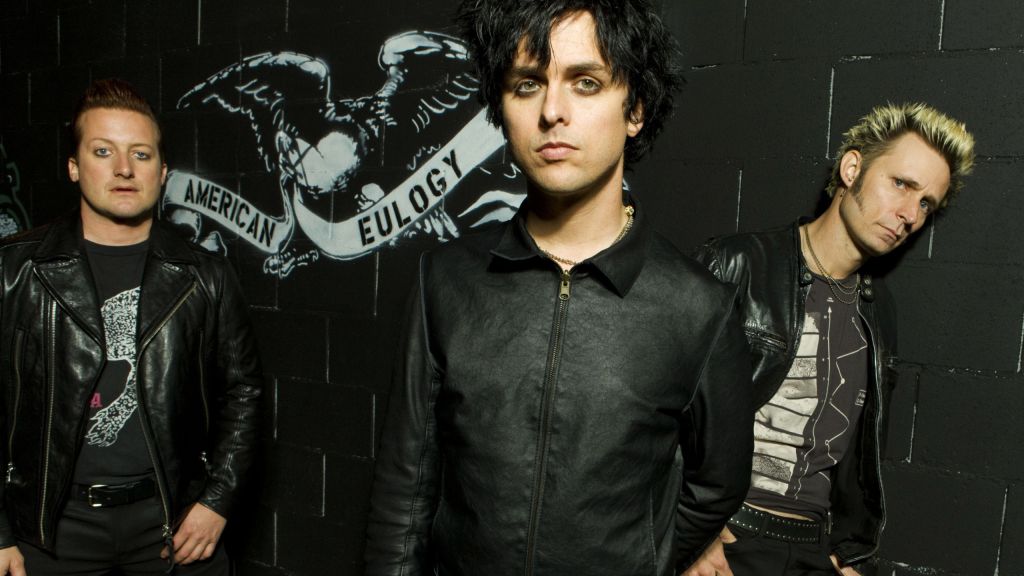 Green Day, Ведущий Музыкальный Исполнитель И Группы, Билли Джо Армстронг, Майк Дирнт, Tre Cool, Джон Киффмайер, HD, 2K