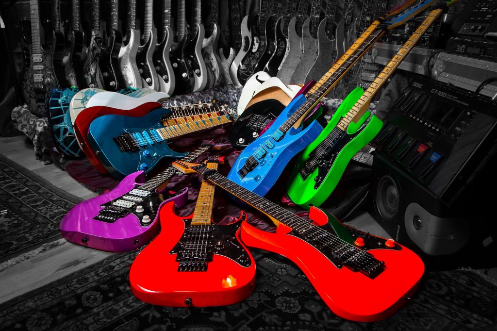 Гитара, Красочный, HD, 2K