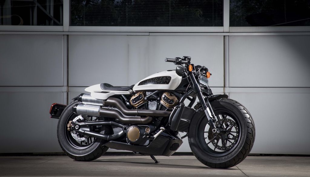 Harley-Davidson Custom, Концептуальный Мотоцикл, 2020, HD, 2K, 4K, 5K