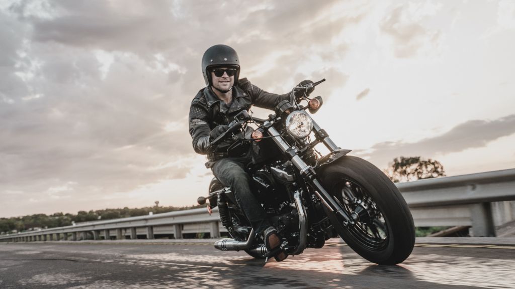 Harley Davidson Iron 883, Черный, Байк Год 2016, HD, 2K, 4K, 5K