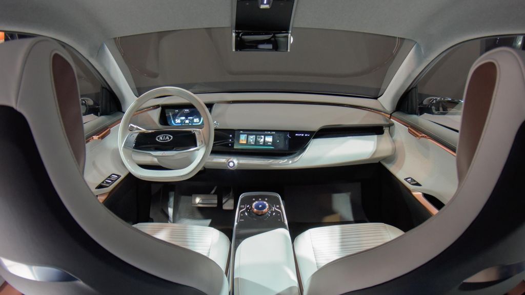 Kia Niro Ev, Ces 2018, Electric Car, Interior, HD, 2K, 4K