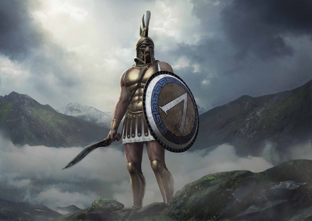 Король Леонидас, Total War: Арена, Командир, HD, 2K, 4K, 5K