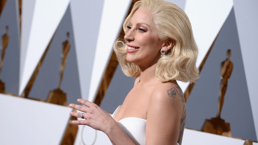 Леди Гага, Оскар 2016, Оскар, Самые Популярные Знаменитости, HD, 2K, 4K
