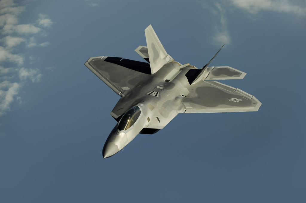 Lockheed Martin F-22 Raptor, Самолет-Невидимка, Ввс Сша, HD, 2K