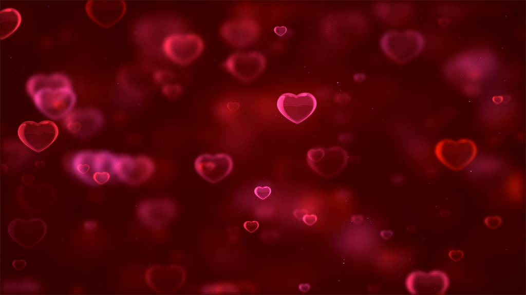 Любовь Сердца, Красные Сердца, Девчушки, Розовый, HD, 2K, 4K