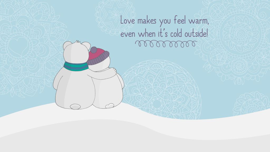 Любовь, Hug, Холод, Зима, Теплая, Feel, Пара, Minimal, HD, 2K