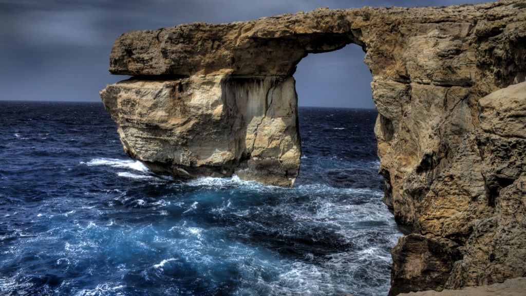 Мальта, Море, Океан, Скалы, HD, 2K, 4K