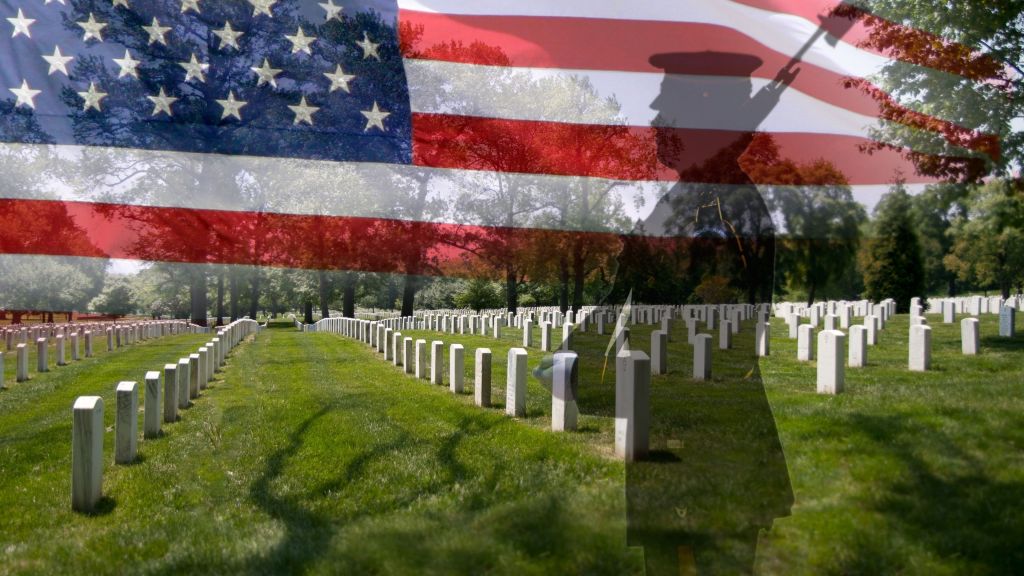 День Памяти, Сша, Событие, Память Павших Американских Солдат, Флаг, HD, 2K, 4K