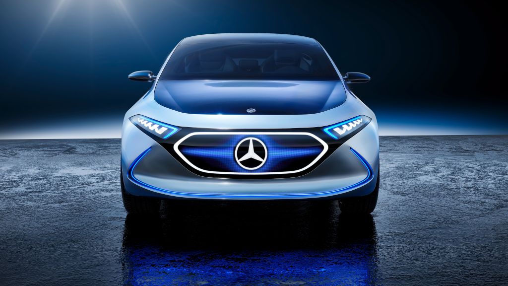 Mercedes-Benz Concept Eq A, Электромобили, Компакт, Франкфуртский Автосалон, 2017, HD, 2K, 4K