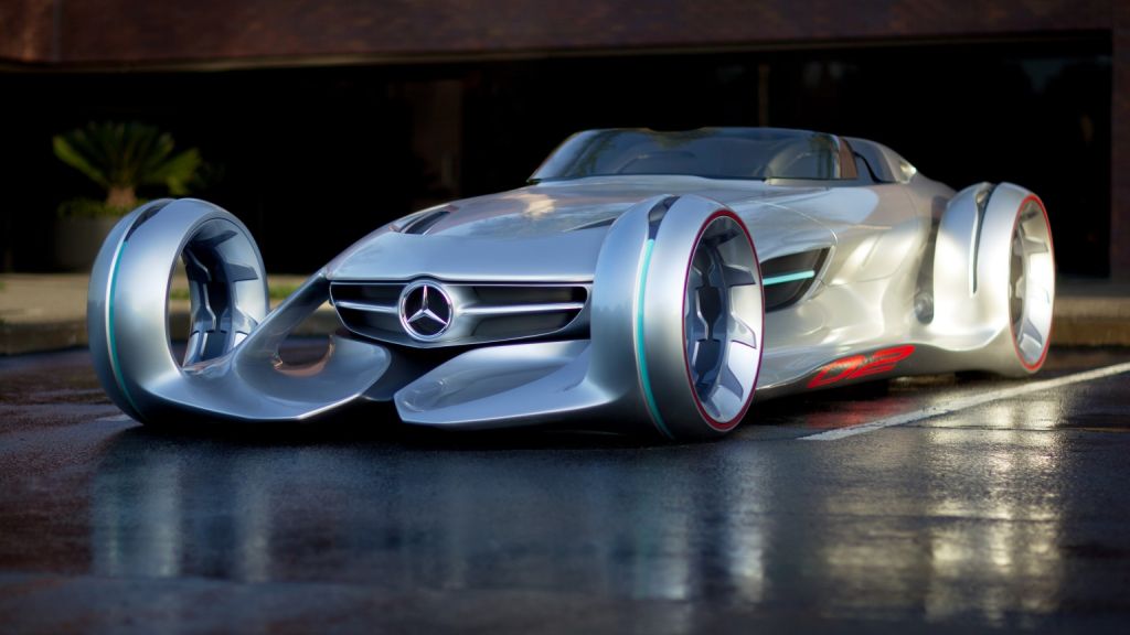 Mercedes-Benz Silver Arrow, Автомобили Будущего, HD, 2K