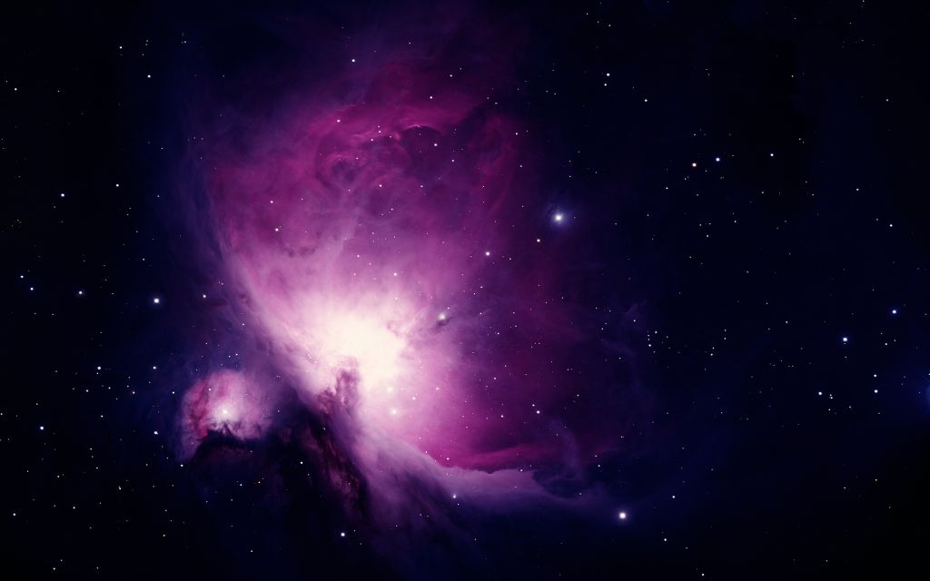 Туманность Ориона, Фиолетовый, HD, 2K