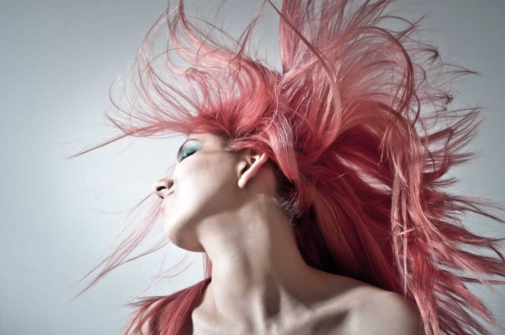 Розовые Волосы, Женщина, HD, 2K, 4K