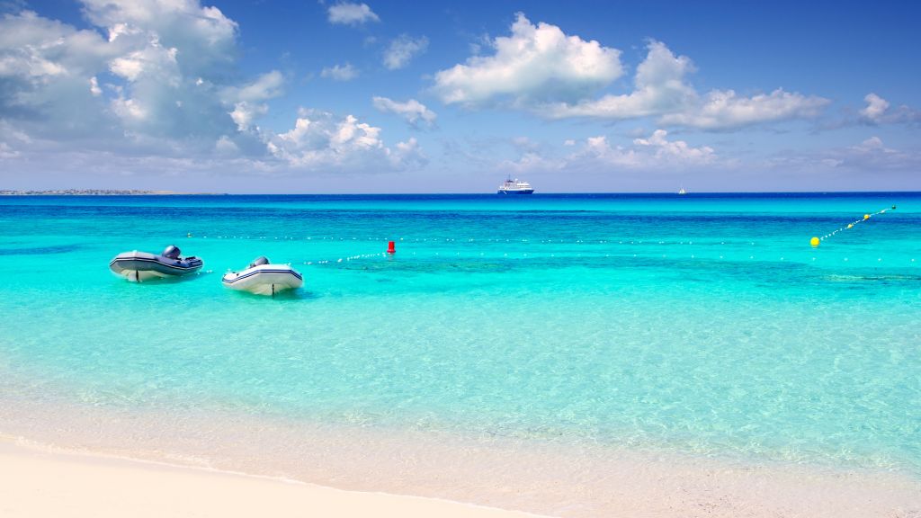 Playa De Ses Illetes, Форментера, Балеарские Острова, Испания, Лучшие Пляжи 2016 Года, Travelers Choice Awards 2016, HD, 2K, 4K, 5K