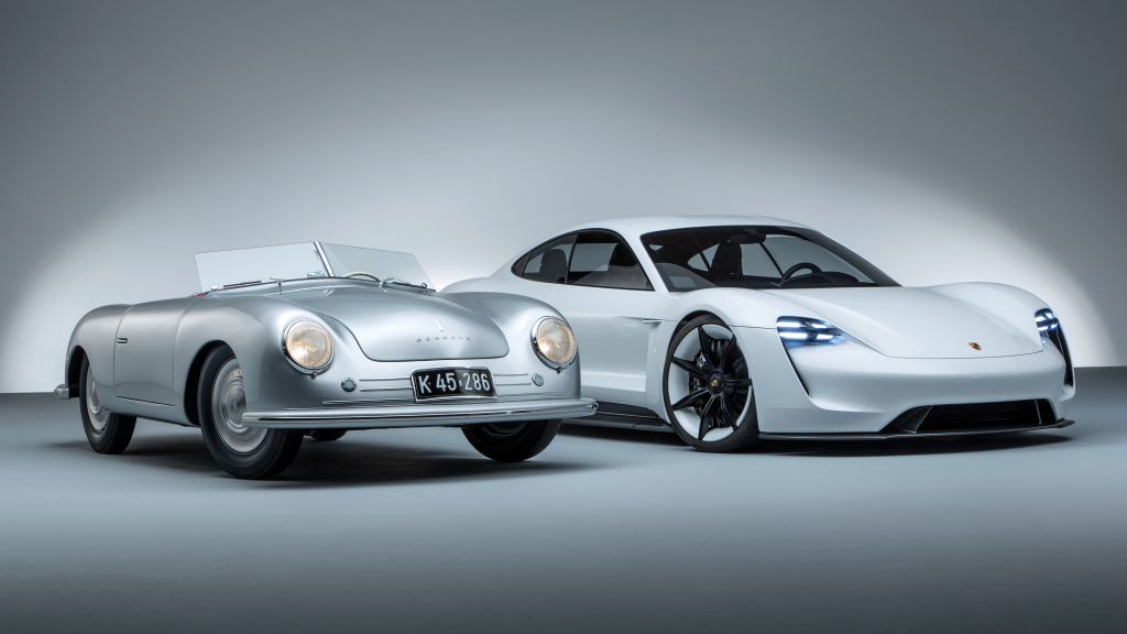 Porsche 356, Porsche Mission E, Концепт-Кары, HD, 2K, 4K