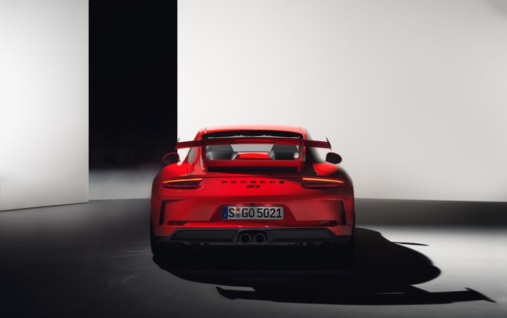 Porsche 911 Gt3, Вид Сзади, 2017, HD, 2K, 4K