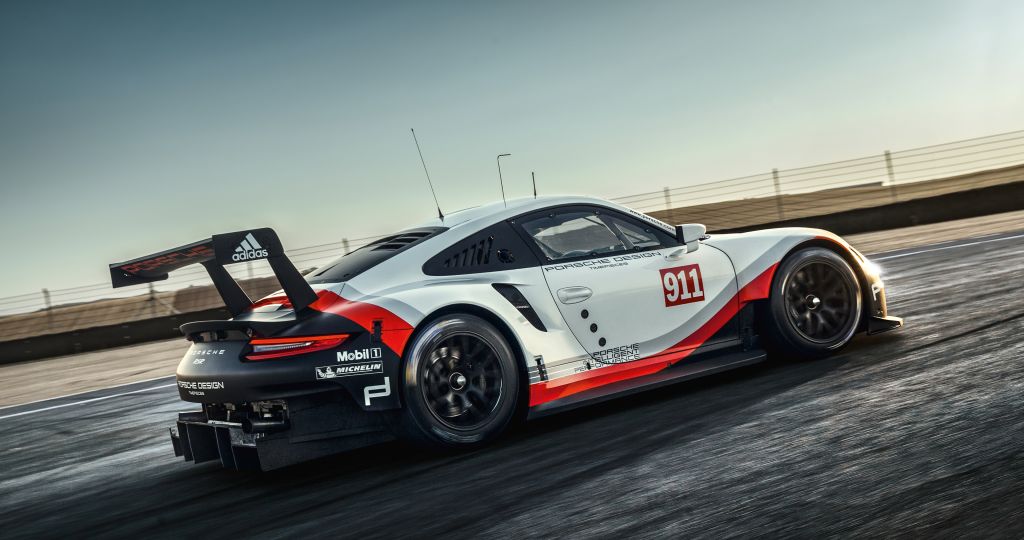 Porsche 911 Rsr, 2017, Вид Сбоку, HD, 2K, 4K