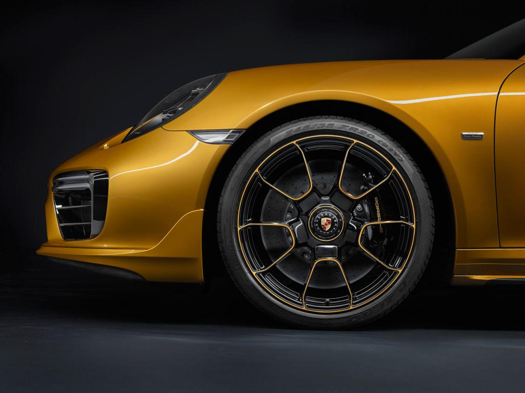 Porsche 911 Turbo S, Эксклюзивная Серия, 2018, Легкосплавный Диск, HD, 2K