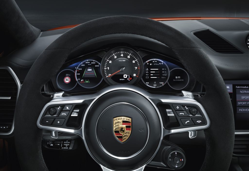Porsche Cayenne Coupe, Интерьер, 2019, HD, 2K, 4K