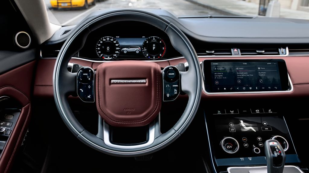 Range Rover Evoque, Интерьер, Внедорожник, Автомобили 2019, HD, 2K, 4K
