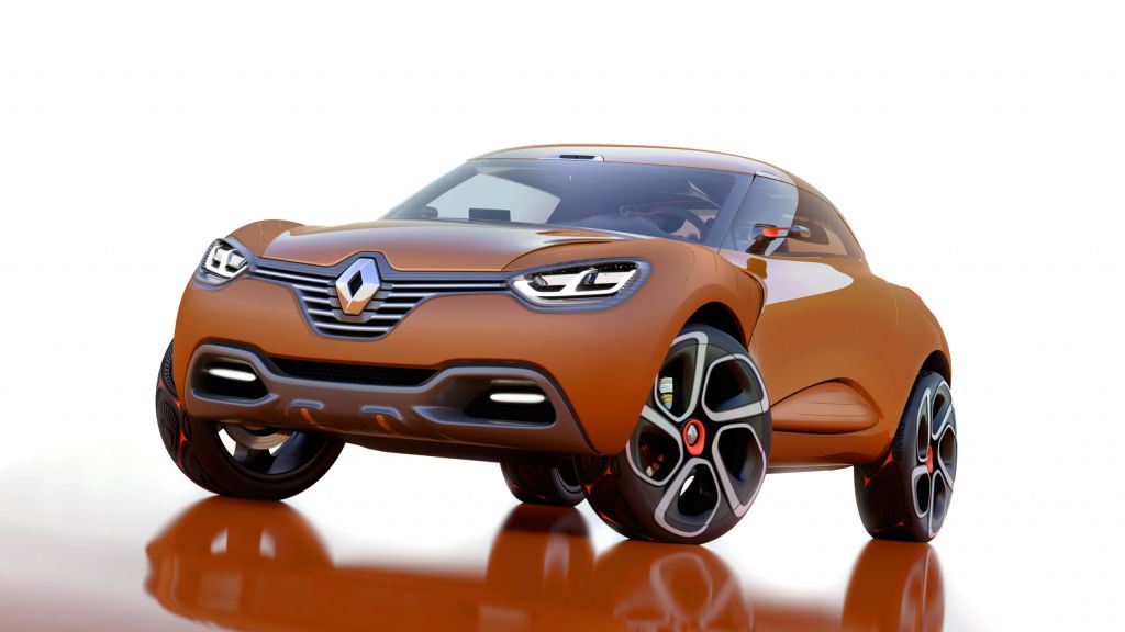 Renault Captur, Оранжевый, Кроссовер, HD, 2K