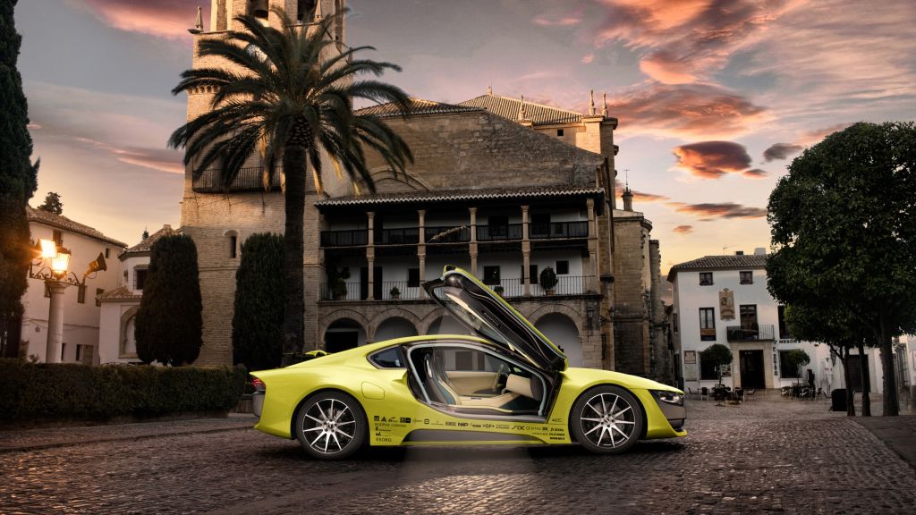 Rinspeed Etos, Ces 2016, Electric Car, Желтый, HD, 2K, 4K