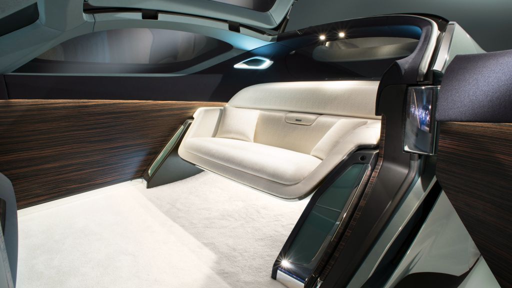 Rolls-Royce Vision Next 100, Автомобили Будущего, Футуризм, Интерьер, HD, 2K, 4K