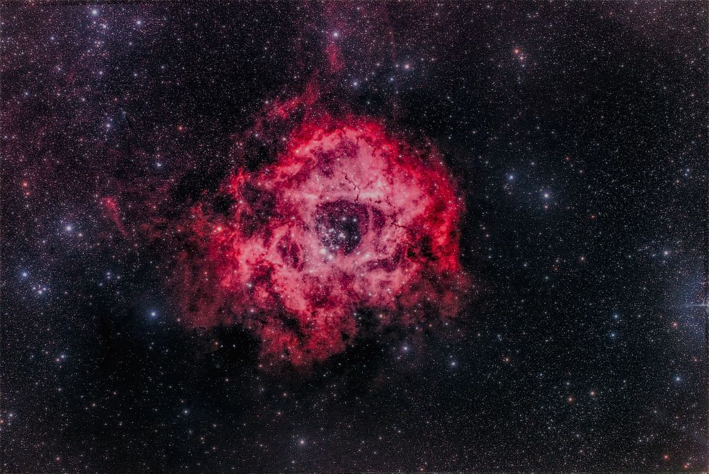 Туманность Розетка, Ngc 2244, Галактика, Звезды, HD, 2K, 4K