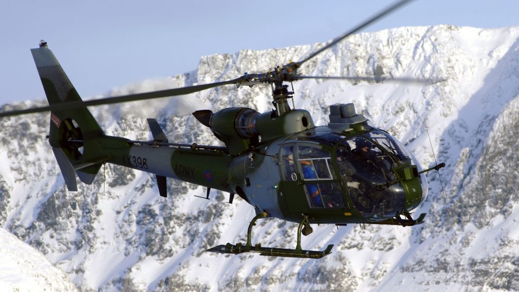 Sa 341, Sud-Aviation Gazelle, Вертолет, Армия Франции, Ввс Франции, HD, 2K, 4K