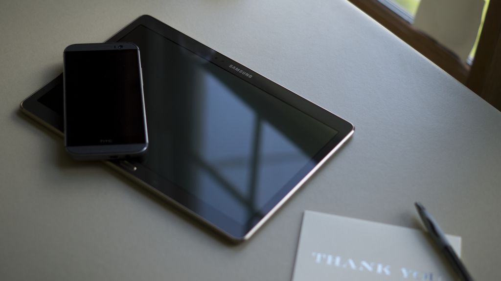 Samsung Galaxy Tab S, Лучшие Планшеты 2015, Смартфон, Обзор, Серебряный Фон, HD, 2K, 4K