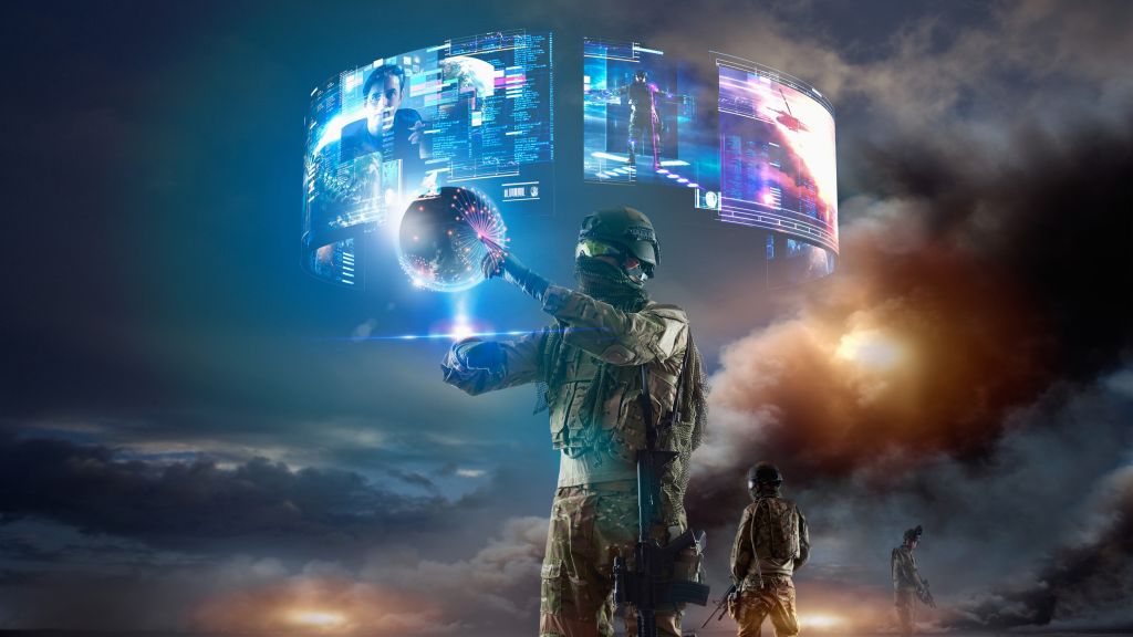 Солдат, Виртуальная Реальность, Военнослужащие, HD, 2K, 4K