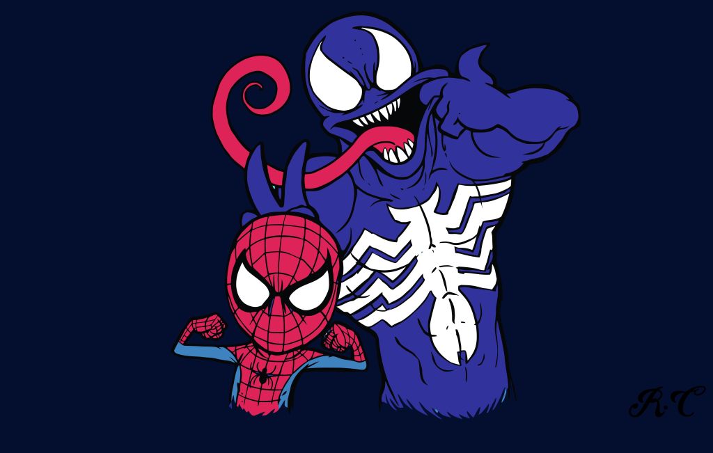 Spider-Man, Venom, Картины, HD, 2K, 4K, 5K, 8K