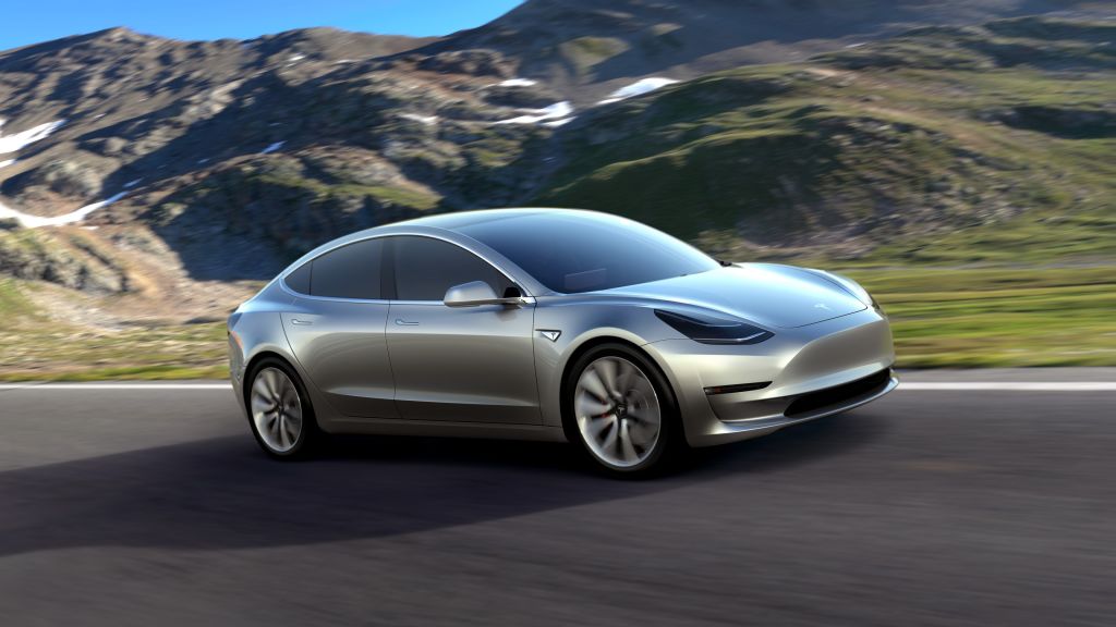 Tesla Model 3 Prototype, Электромобили, Седан, Илон Маск, HD, 2K, 4K