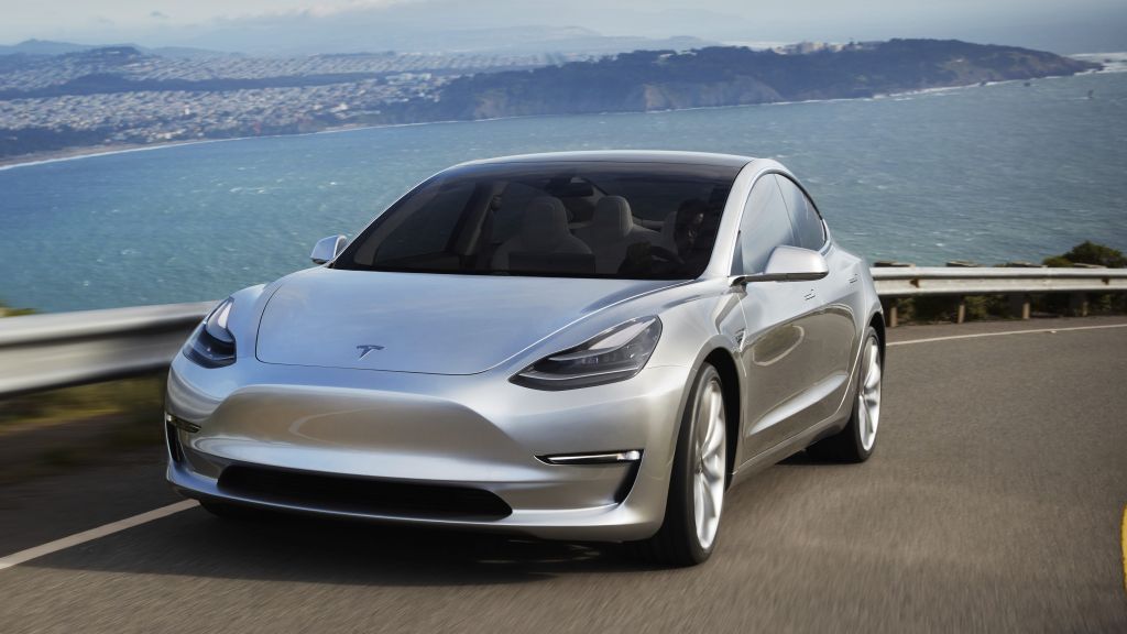 Tesla Model 3 Prototype, Электромобили, Седан, Илон Маск, HD, 2K, 4K, 5K