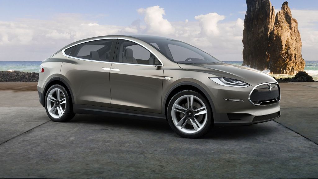 Tesla Model X, Электромобили, Внедорожник, 2016, HD, 2K
