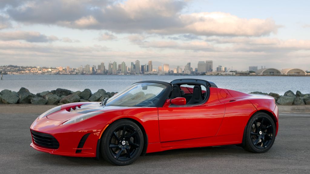 Tesla Roadster Sport, Самые Быстрые Электромобили, Спортивные Автомобили, Электромобили, Красный, HD, 2K, 4K