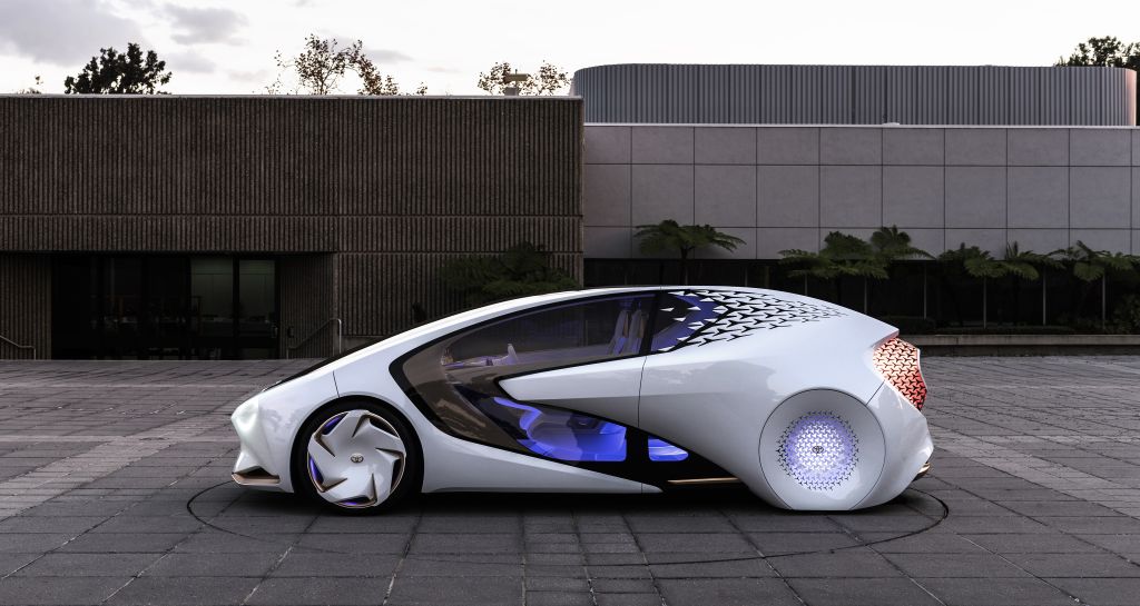 Toyota Concept-I, Автомобиль Будущего, Автономная Машина, 4К, HD, 2K, 4K