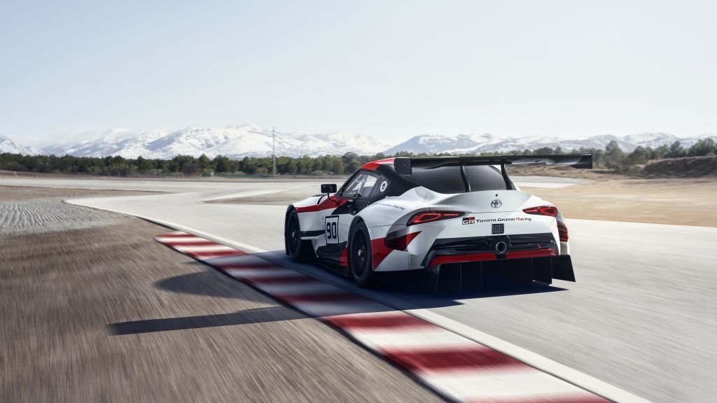 Toyota Gr Supra Racing Concept, Женевский Автосалон 2018, HD, 2K, 4K