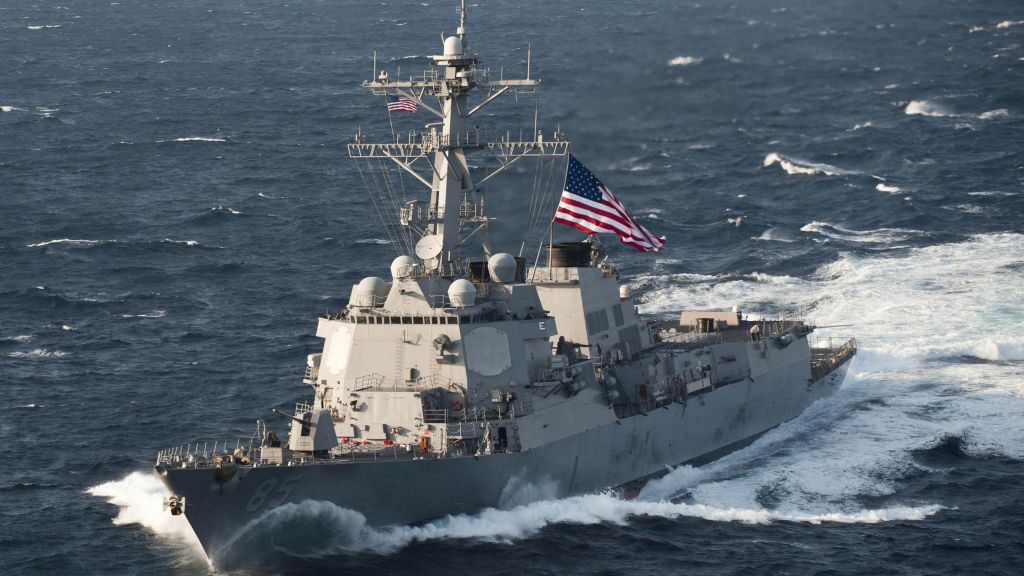 Uss Mccampbell, Эсминец Типа Arleigh Burke, Ddg-85, Сша. Военно-Морской Флот, Военный Корабль, HD, 2K, 4K