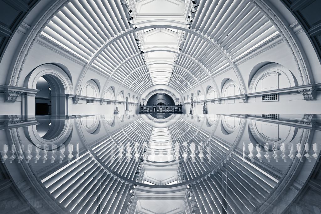 Музей Виктории И Альберта, Симметричный, Архитектура, Лондон, Англия, HD, 2K, 4K